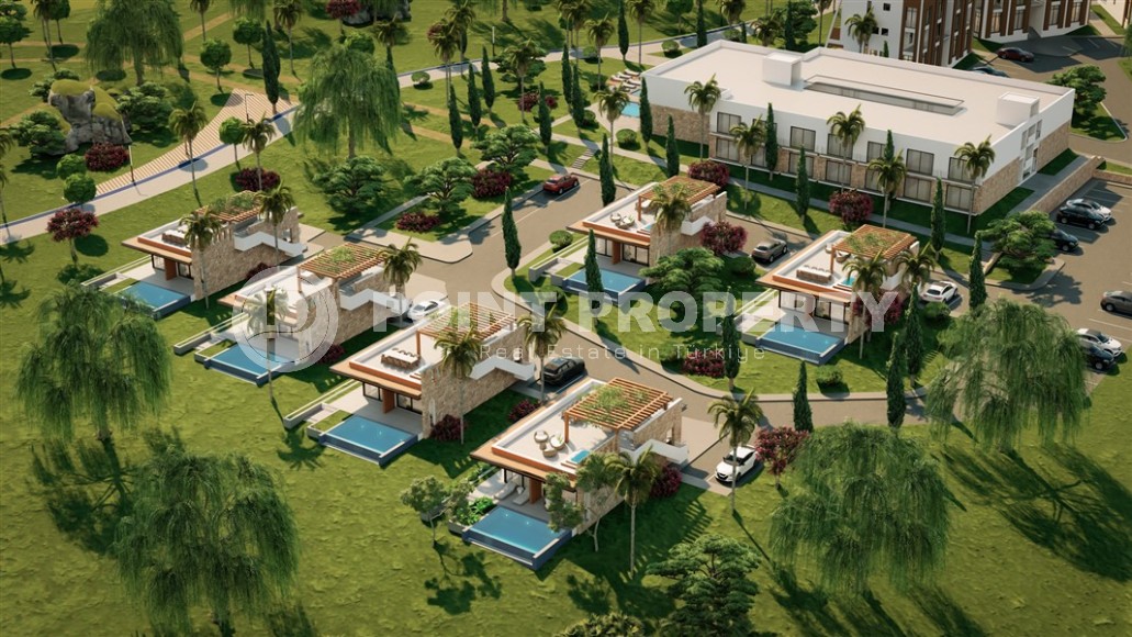 New investment project - an elite residential complex on the first line from the sea, in the resort village of Northern Cyprus - Tatlysu-id-7365-photo-1