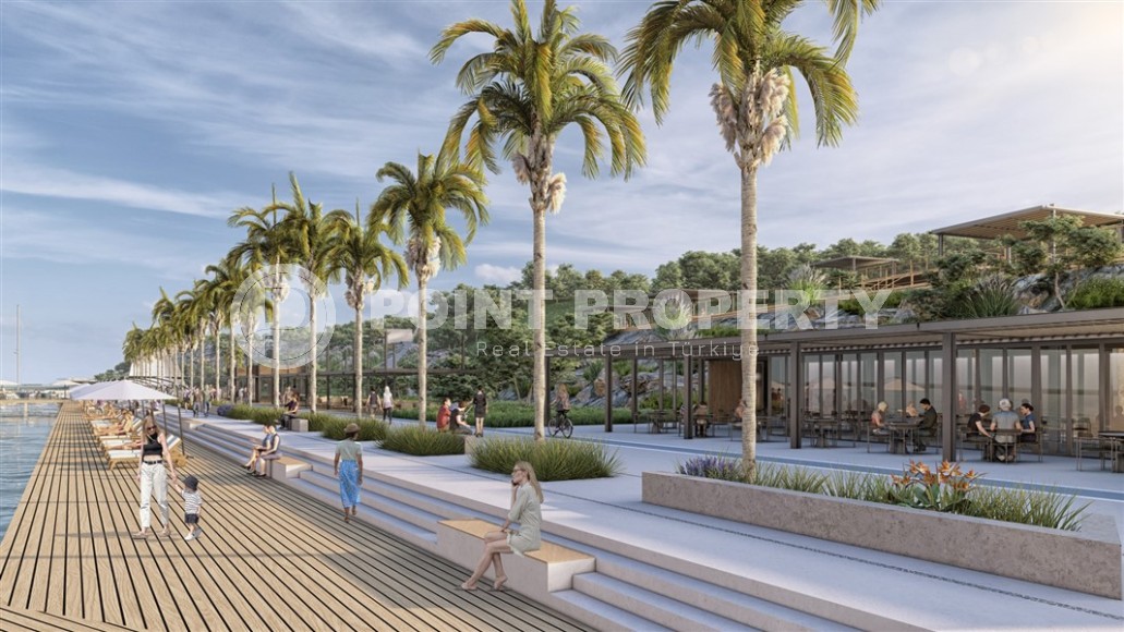 New investment project - an elite residential complex on the first line from the sea, in the resort village of Northern Cyprus - Tatlysu-id-7365-photo-4