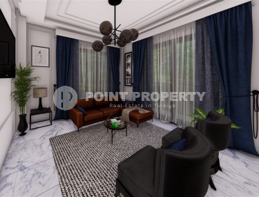 Апартаменты в жилом комплексе на этапе строительства в центре популярного района Анталии - Дешемалты-id-7367-фото-2