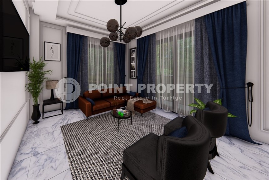 Апартаменты в жилом комплексе на этапе строительства в центре популярного района Анталии - Дешемалты-id-7367-фото-2