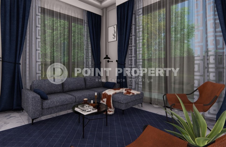 Апартаменты в жилом комплексе на этапе строительства в центре популярного района Анталии - Дешемалты-id-7367-фото-3