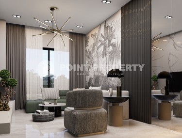 Линейные и двухуровневые квартиры в строящемся жилом комплексе в курортном городе - Серик, в провинции Анталия-id-7368-фото-2