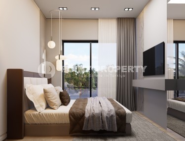 Линейные и двухуровневые квартиры в строящемся жилом комплексе в курортном городе - Серик, в провинции Анталия-id-7368-фото-4