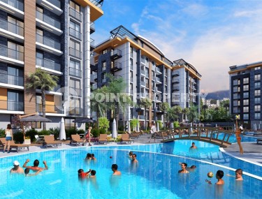 Линейные и двухуровневые квартиры в строящемся жилом комплексе в курортном городе - Серик, в провинции Анталия-id-7368-фото-5