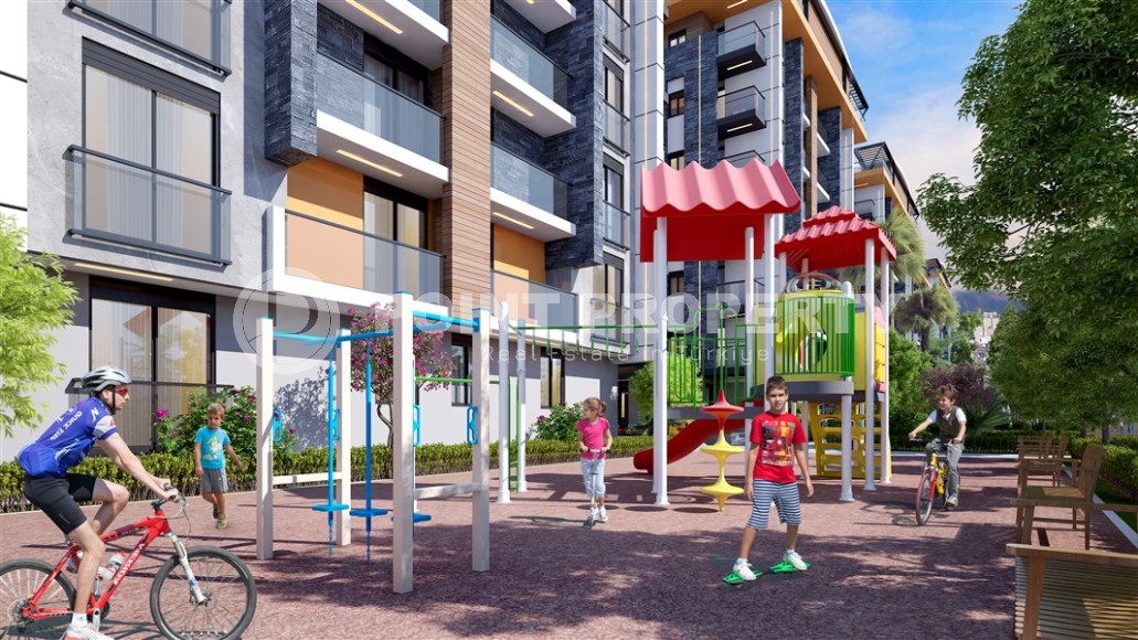 Linear and two-level apartments in a residential complex under construction 200 meters from the sea, in the resort town of Serik, in the province of Antalya-id-7368-photo-9