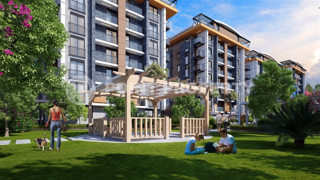 Linear and two-level apartments in a residential complex under construction 200 meters from the sea, in the resort town of Serik, in the province of Antalya-id-7368-photo-10