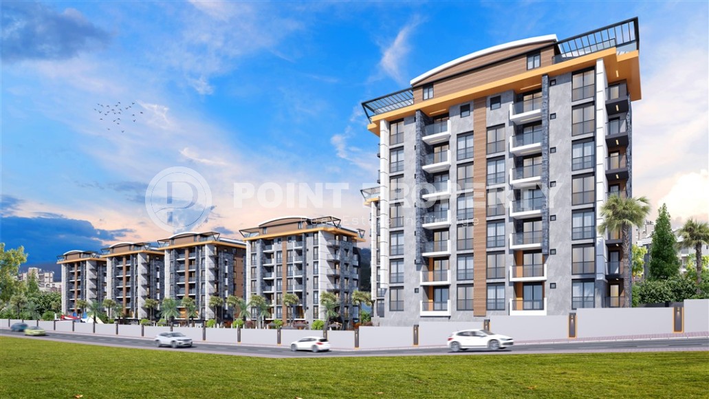 Linear and two-level apartments in a residential complex under construction 200 meters from the sea, in the resort town of Serik, in the province of Antalya-id-7368-photo-13