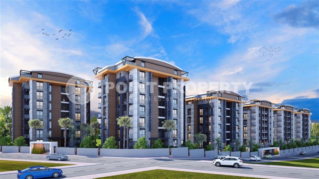 Linear and two-level apartments in a residential complex under construction 200 meters from the sea, in the resort town of Serik, in the province of Antalya-id-7368-photo-15