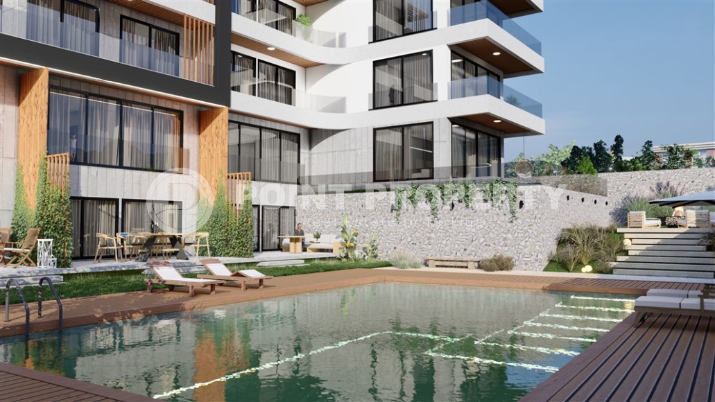 Apartments in a residential complex under construction, in a comfortable area of Antalya - Guzelyurt-id-7370-photo-2