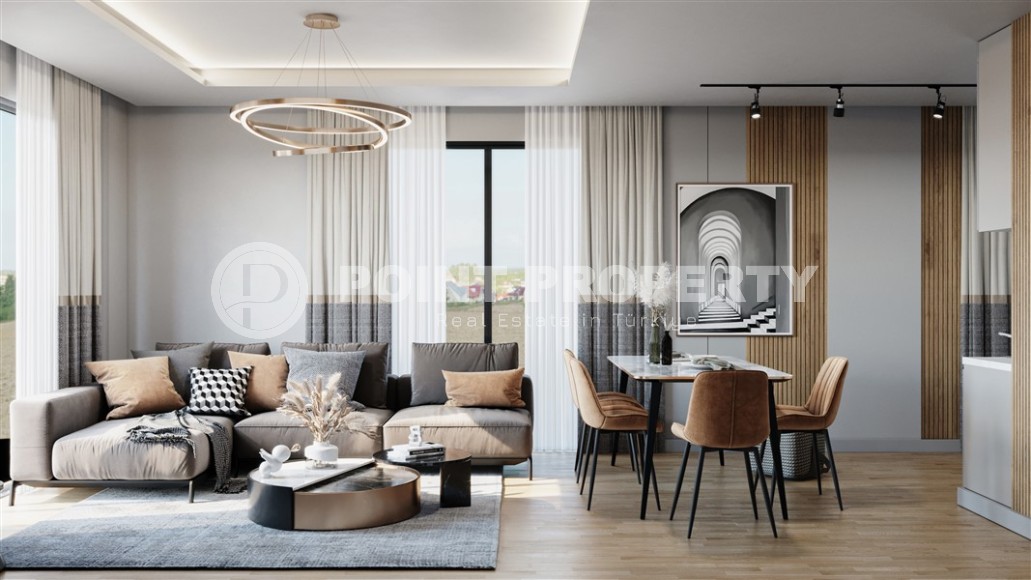 Апартаменты в 4-этажном жилом комплексе на этапе строительства, в трех километрах от моря-id-7372-фото-2