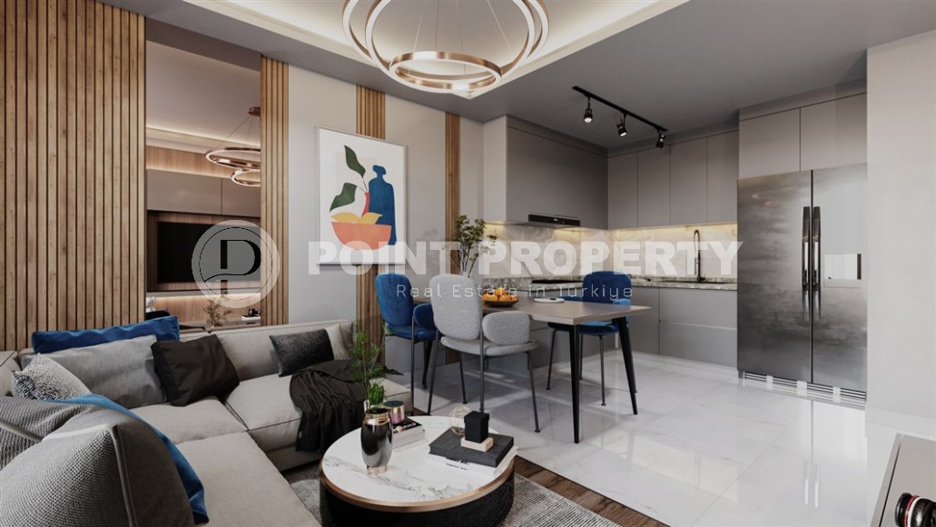 Апартаменты в 4-этажном жилом комплексе на этапе строительства, в трех километрах от моря-id-7372-фото-3