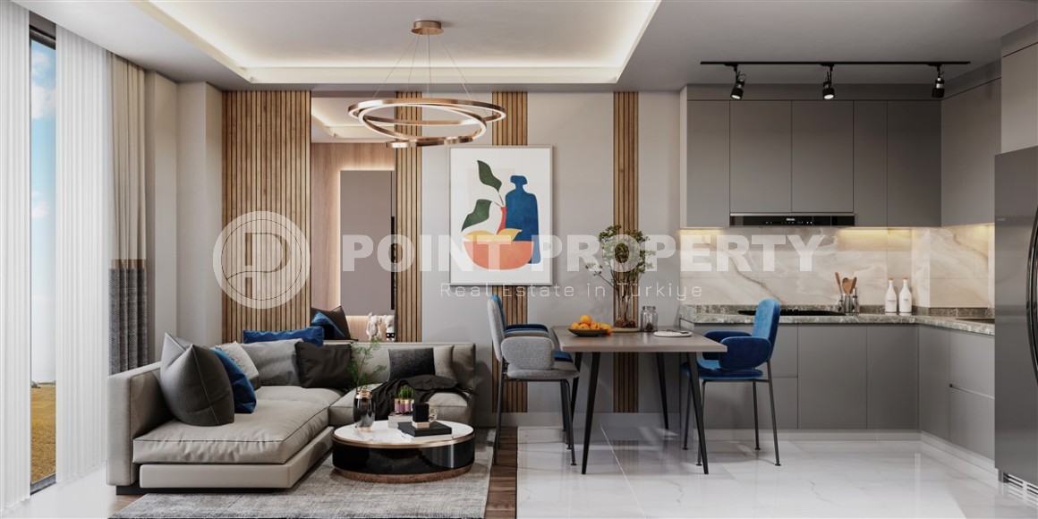 Апартаменты в 4-этажном жилом комплексе на этапе строительства, в трех километрах от моря-id-7372-фото-4