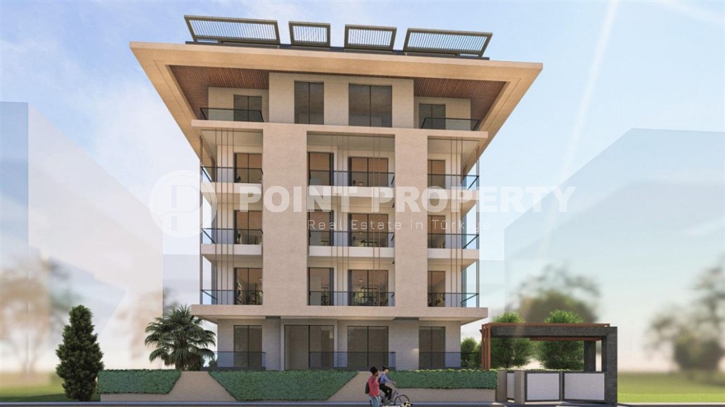 Two 2+1 apartments in a residential complex under construction, in the center of the popular Mediterranean resort - Alanya-id-7395-photo-11