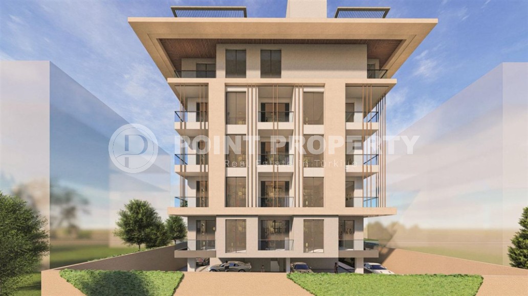 Two 2+1 apartments in a residential complex under construction, in the center of the popular Mediterranean resort - Alanya-id-7395-photo-12