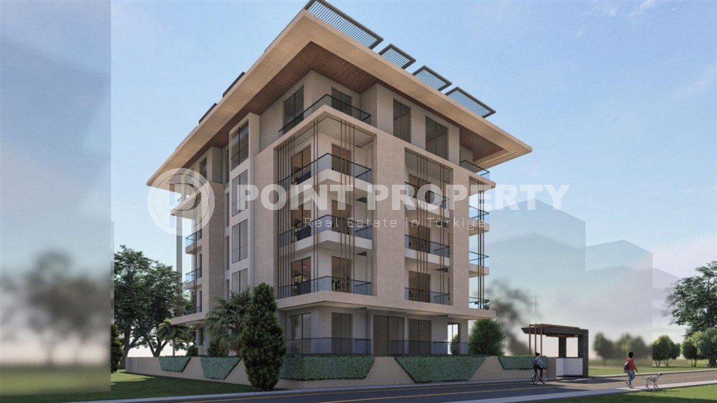 Two 2+1 apartments in a residential complex under construction, in the center of the popular Mediterranean resort - Alanya-id-7395-photo-13