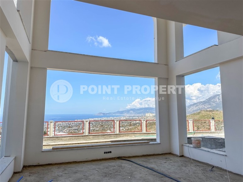 Luxury duplex villa with a total living area of 492 m2 under construction, Kargicak area-id-4164-photo-22