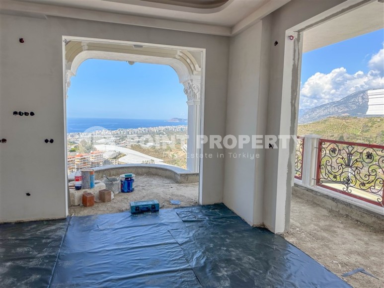 Luxury duplex villa with a total living area of 492 m2 under construction, Kargicak area-id-4164-photo-27