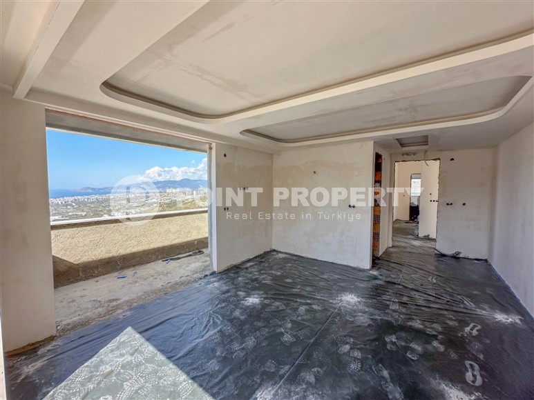 Luxury duplex villa with a total living area of 492 m2 under construction, Kargicak area-id-4164-photo-28