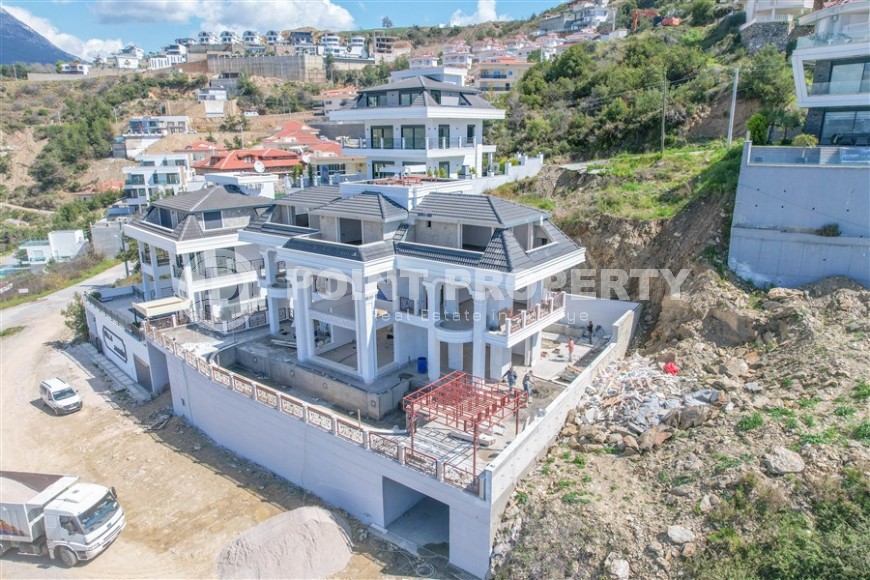 Luxury duplex villa with a total living area of 492 m2 under construction, Kargicak area-id-4164-photo-29