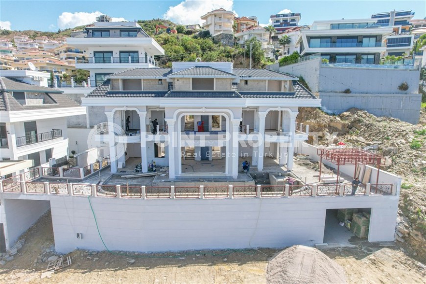 Luxury duplex villa with a total living area of 492 m2 under construction, Kargicak area-id-4164-photo-31