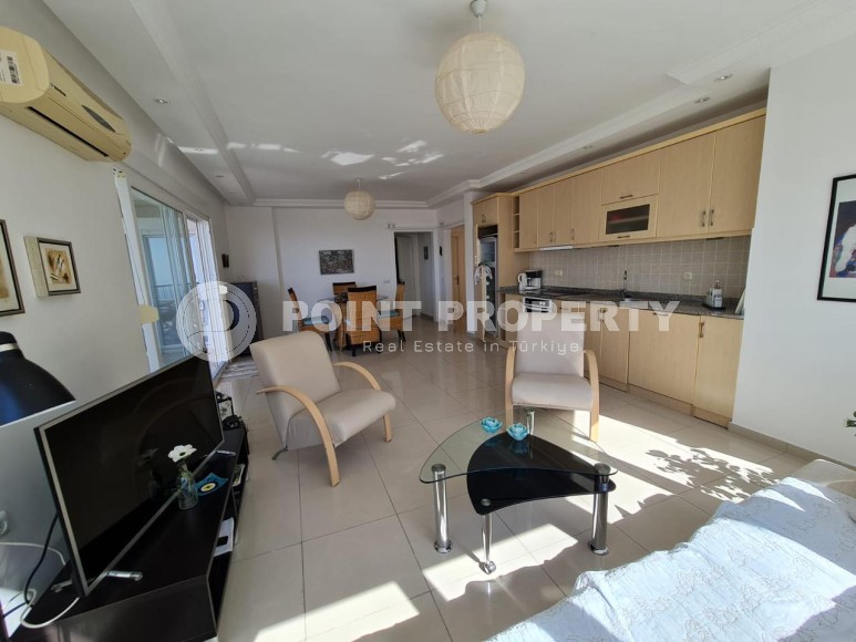 Квартира 2+1 с роскошным панорамным видом на море, в престижном, живописном районе Аланьи - Бекташ-id-7396-фото-5