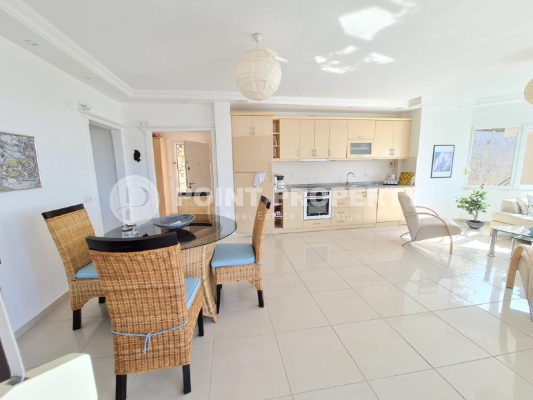 Квартира 2+1 с роскошным панорамным видом на море, в престижном, живописном районе Аланьи - Бекташ-id-7396-фото-7