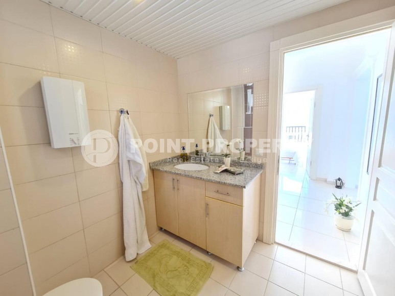 Квартира 2+1 с роскошным панорамным видом на море, в престижном, живописном районе Аланьи - Бекташ-id-7396-фото-13