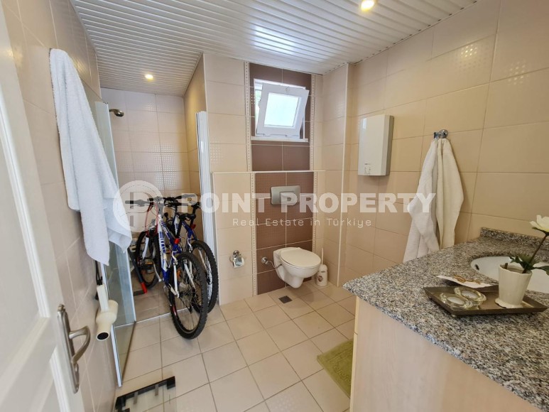 Квартира 2+1 с роскошным панорамным видом на море, в престижном, живописном районе Аланьи - Бекташ-id-7396-фото-14