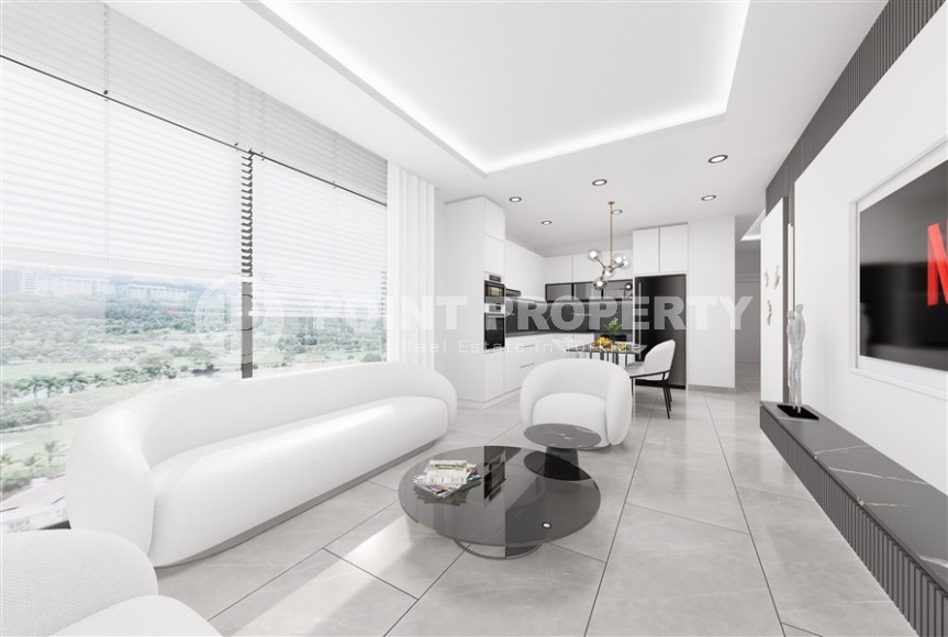 Новый инвестиционный проект - элитный жилой комплекс на самом берегу Средиземного моря, в центре популярного района Аланьи - Махмутлар-id-7398-фото-2