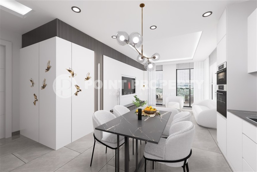 Новый инвестиционный проект - элитный жилой комплекс на самом берегу Средиземного моря, в центре популярного района Аланьи - Махмутлар-id-7398-фото-3