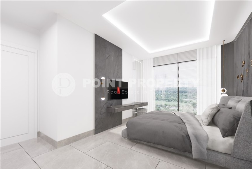 Новый инвестиционный проект - элитный жилой комплекс на самом берегу Средиземного моря, в центре популярного района Аланьи - Махмутлар-id-7398-фото-4