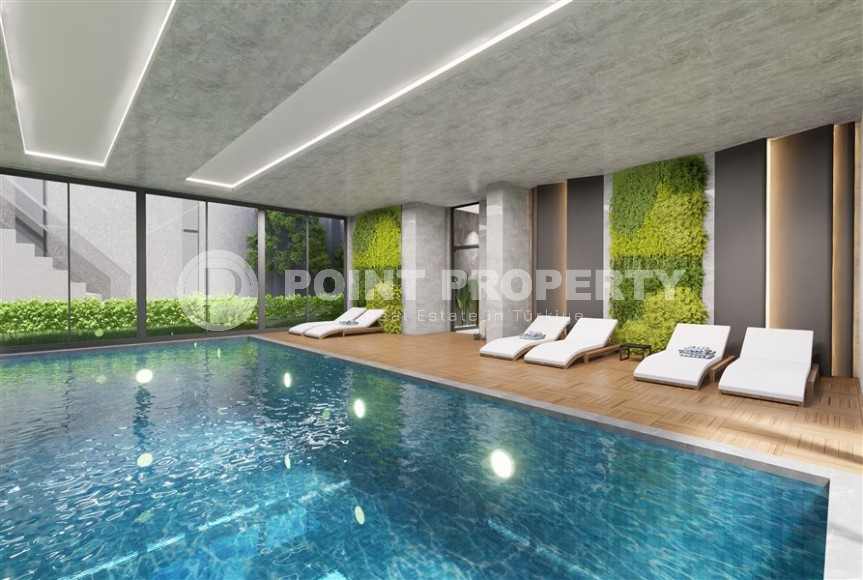 Новый инвестиционный проект - элитный жилой комплекс на самом берегу Средиземного моря, в центре популярного района Аланьи - Махмутлар-id-7398-фото-13