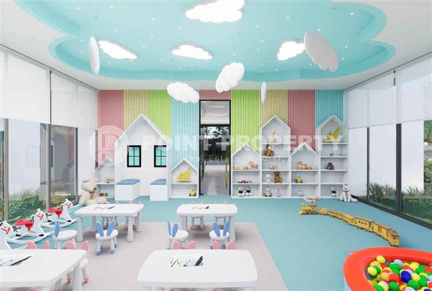 Новый инвестиционный проект - элитный жилой комплекс на самом берегу Средиземного моря, в центре популярного района Аланьи - Махмутлар-id-7398-фото-14