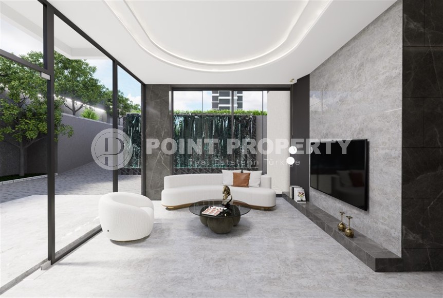 Новый инвестиционный проект - элитный жилой комплекс на самом берегу Средиземного моря, в центре популярного района Аланьи - Махмутлар-id-7398-фото-15