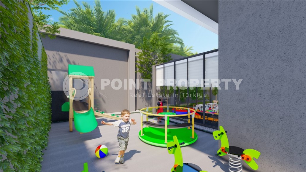 Новый инвестиционный проект - элитный жилой комплекс на самом берегу Средиземного моря, в центре популярного района Аланьи - Махмутлар-id-7398-фото-19