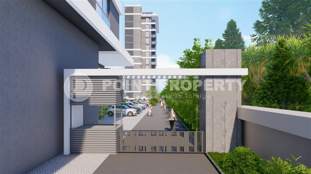 Новый инвестиционный проект - элитный жилой комплекс на самом берегу Средиземного моря, в центре популярного района Аланьи - Махмутлар-id-7398-фото-21
