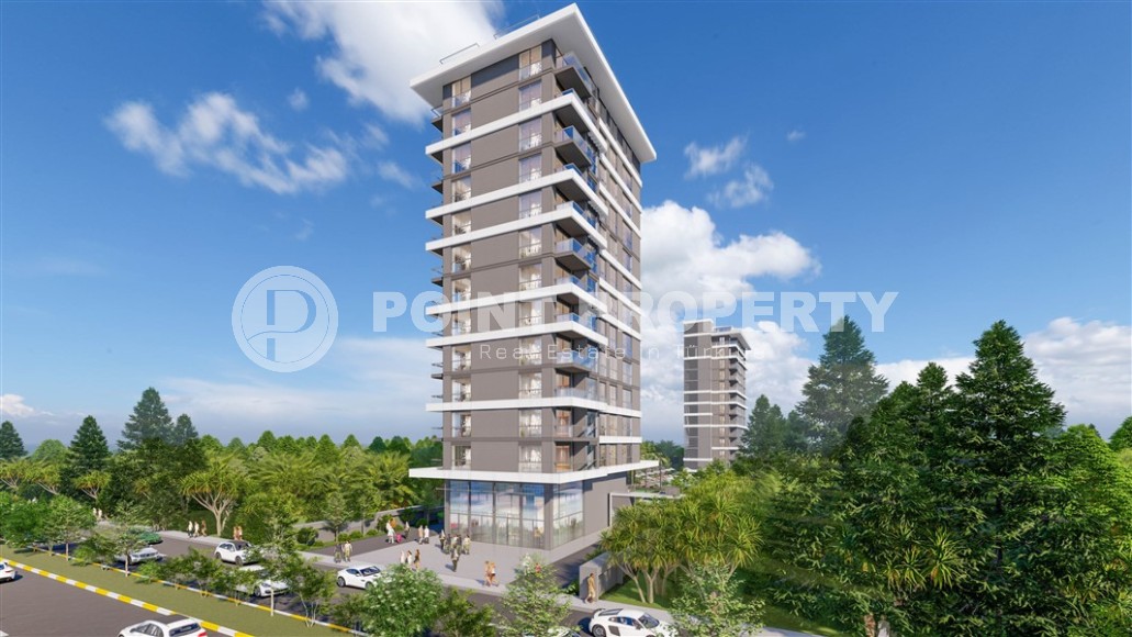 Новый инвестиционный проект - элитный жилой комплекс на самом берегу Средиземного моря, в центре популярного района Аланьи - Махмутлар-id-7398-фото-27