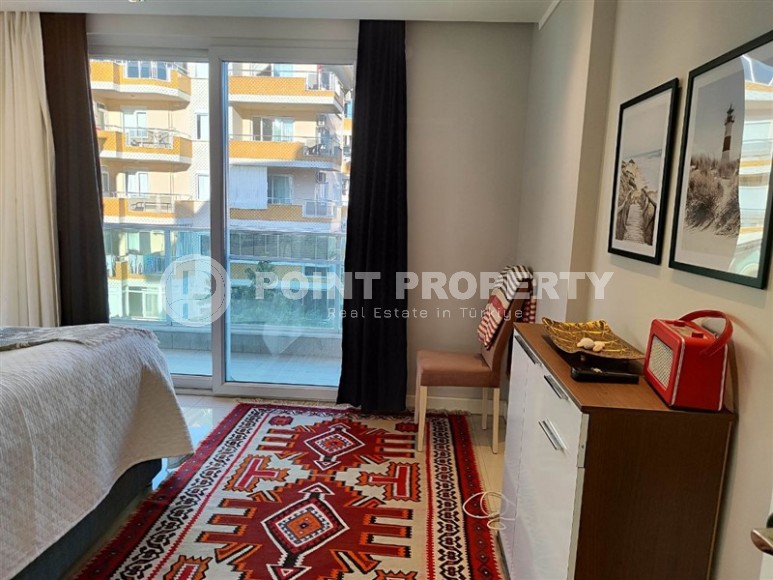 Comfortable furnished apartment 900 meters from the sea, in the modern area of Alanya - Cikcilli-id-7399-photo-10