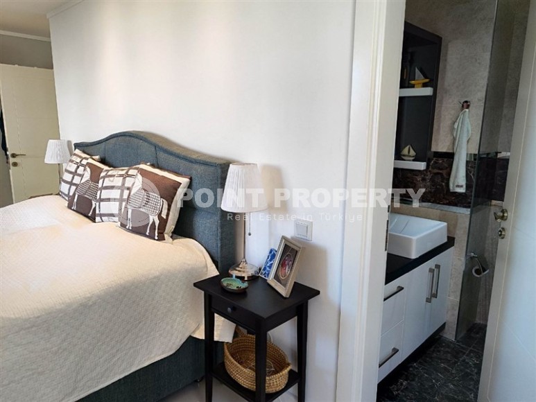 Comfortable furnished apartment 900 meters from the sea, in the modern area of Alanya - Cikcilli-id-7399-photo-12