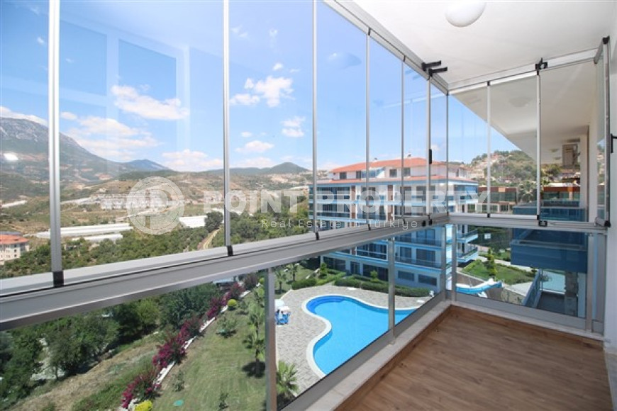 Двухуровневая четырехкомнатная квартира, 200м², в комплексе с хорошей инфраструктурой в районе Алании - Каргыджак-id-1572-фото-12