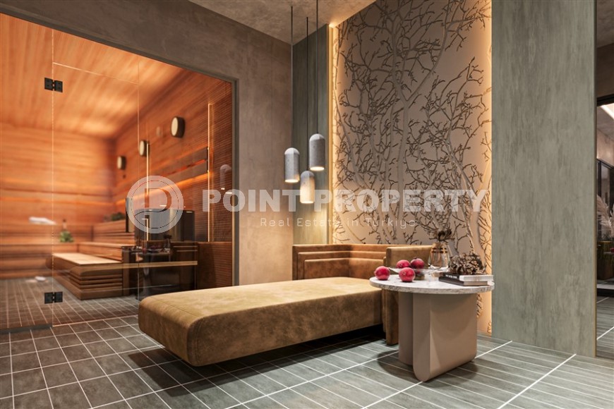 Линейные и двухуровневые квартиры в жилом комплексе на завершающем этапе строительства, в 1800 метрах от  моря-id-7406-фото-5