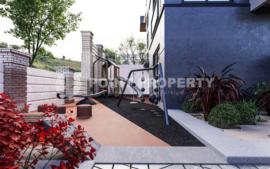 Линейные и двухуровневые квартиры в жилом комплексе на завершающем этапе строительства, в 1800 метрах от  моря-id-7406-фото-14