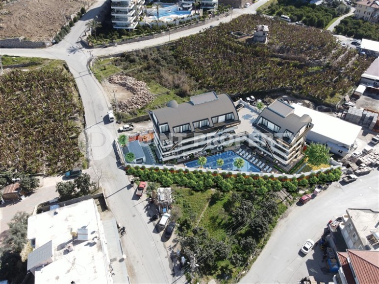 Линейные и двухуровневые квартиры в жилом комплексе на завершающем этапе строительства, в 1800 метрах от  моря-id-7406-фото-17