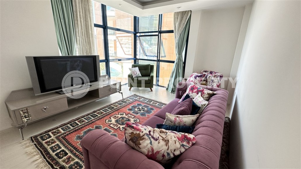 Spacious linear apartment 3+1 700 meters from the sea, in the center of the modern area of Alanya - Cikcilli-id-7407-photo-7