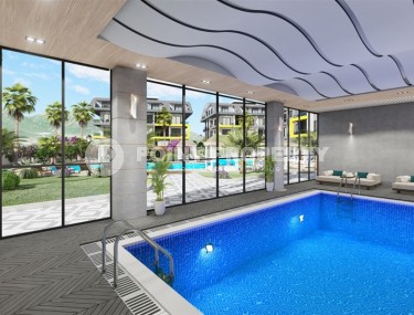 Compact 1+1 apartment in a residential complex under construction, in a promising area of Alanya - Upper Oba-id-7413-photo-2