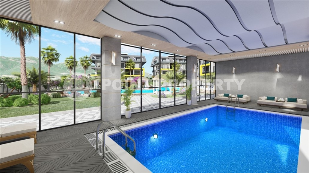 Компактная квартира 1+1 в жилом комплексе на этапе строительства, в перспективном районе Аланьи - Верхняя Оба-id-7413-фото-2