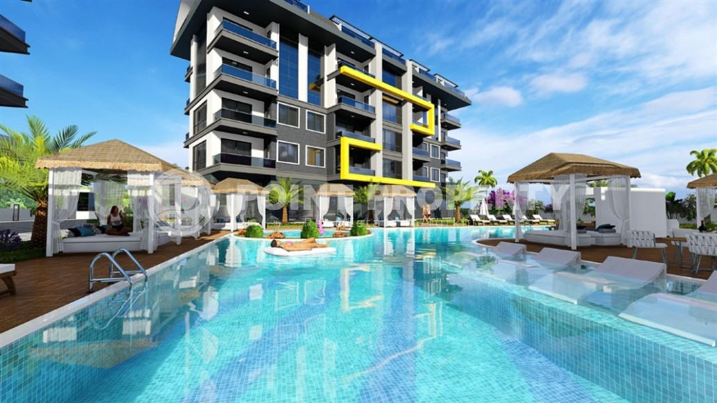 Компактная квартира 1+1 в жилом комплексе на этапе строительства, в перспективном районе Аланьи - Верхняя Оба-id-7413-фото-3