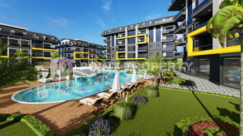 Компактная квартира 1+1 в жилом комплексе на этапе строительства, в перспективном районе Аланьи - Верхняя Оба-id-7413-фото-5