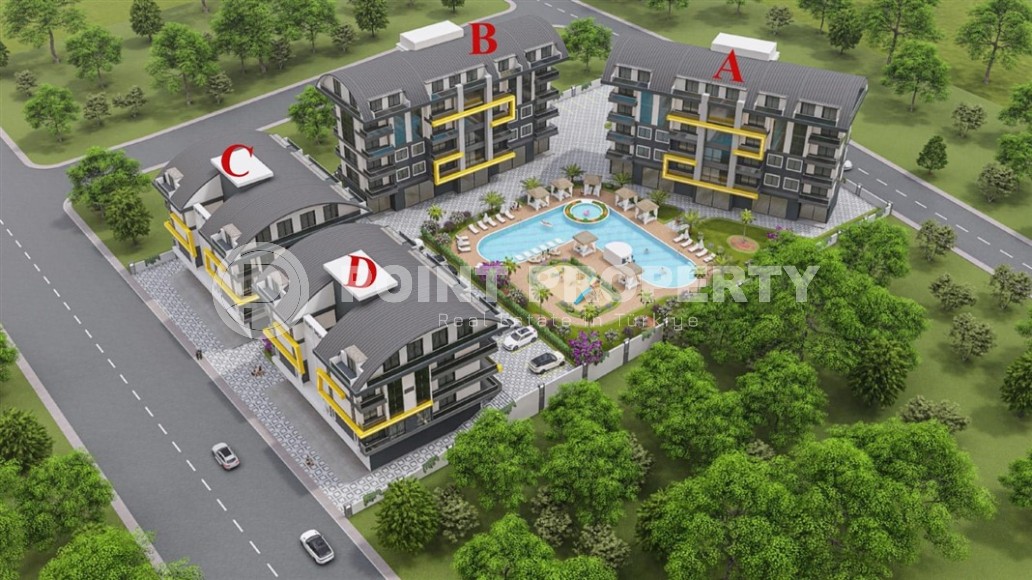 Компактная квартира 1+1 в жилом комплексе на этапе строительства, в перспективном районе Аланьи - Верхняя Оба-id-7413-фото-11