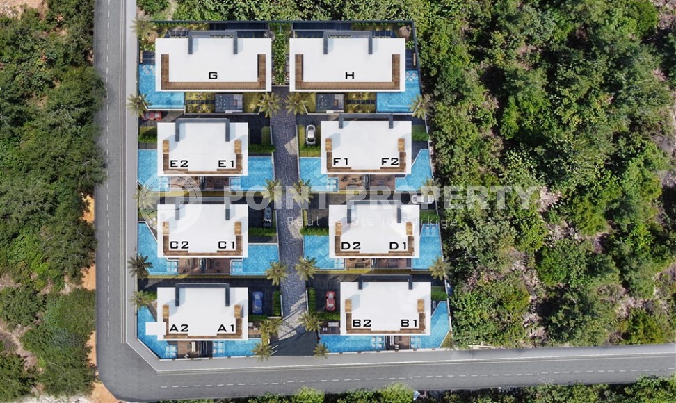 Элитные виллы на этапе строительства с беспроцентной рассрочкой платежа и возможностью получения гражданства Турции-id-7416-фото-18